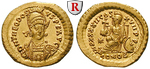 95313 Theodosius II., Solidus