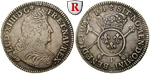 97871 Louis XIV., Ecu aux insigne...