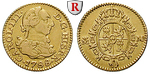 99335 Carlos III., 1/2 Escudo