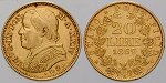 ag10365 Pius IX., 20 Lire