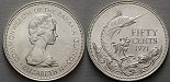 ag16947 Elizabeth II., 50 Cents