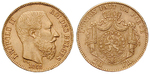 ag17927 Leopold II., 20 Francs