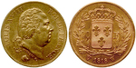 ag17976 Louis XVIII., 40 Francs