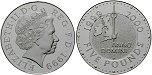 ag18134 Elizabeth II., 5 Pounds