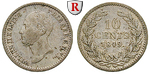 ag9348 Willem II., 10 Cents
