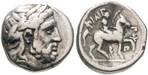 egri7906 Philipp II., Tetradrachme