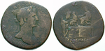 erom9843 Hadrianus, Sesterz