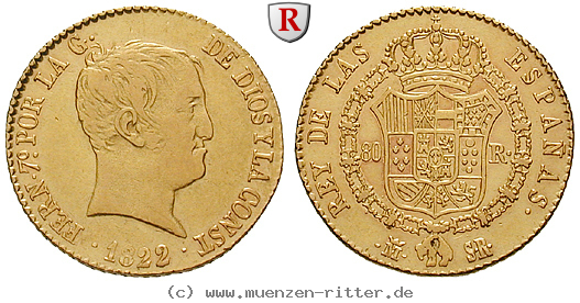 Klicken Sie auf das Bild um es auf Ihrem Rechner zu speichern spanien-ferdinand-vii-80-reales/88641.jpg
