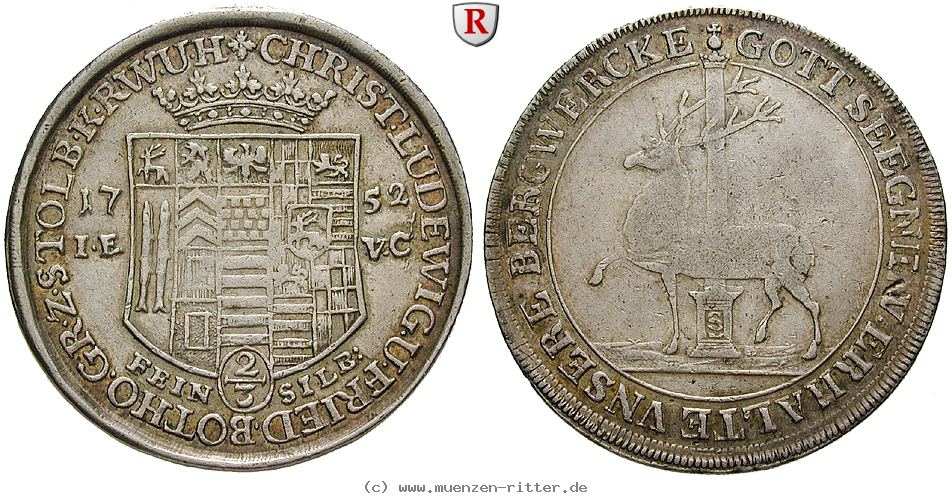stolberg-christoph-ludwig-ii-und-friedrich-botho-2-3-taler/81482.jpg