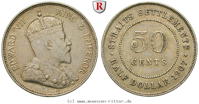 Klicken Sie auf das Bild um es auf Ihrem Rechner zu speichern straits-settlements-edward-vii-50-cents/73777.jpg