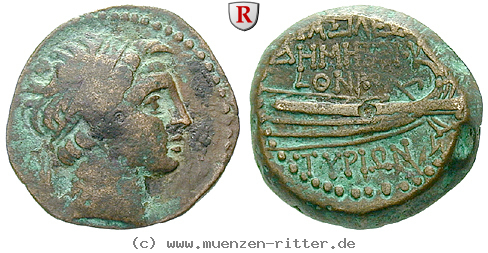 Klicken Sie auf das Bild um es auf Ihrem Rechner zu speichern syrien-demetrios-i-bronze/39875.jpg