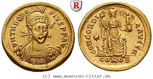 Klicken Sie auf das Bild um es auf Ihrem Rechner zu speichern theodosius-ii-solidus/37815.jpg