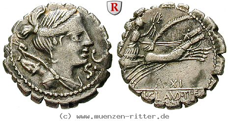 Klicken Sie auf das Bild um es auf Ihrem Rechner zu speichern ti-claudius-nero-denar-serratus/92538.jpg