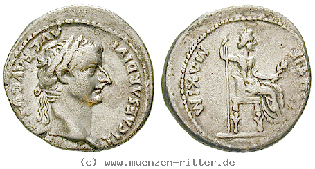 Klicken Sie auf das Bild um es auf Ihrem Rechner zu speichern tiberius-denar/46112.jpg