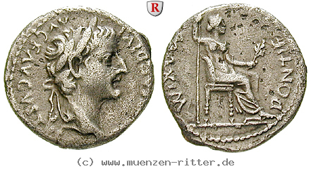 Klicken Sie auf das Bild um es auf Ihrem Rechner zu speichern tiberius-denar/54229.jpg