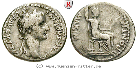 Klicken Sie auf das Bild um es auf Ihrem Rechner zu speichern tiberius-denar/55946a.jpg