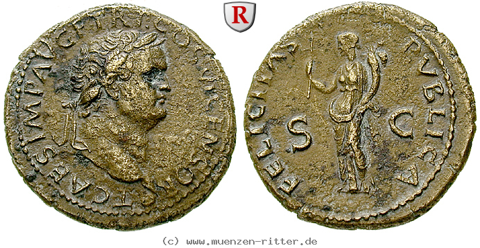 Klicken Sie auf das Bild um es auf Ihrem Rechner zu speichern titus-caesar-dupondius/64108.jpg