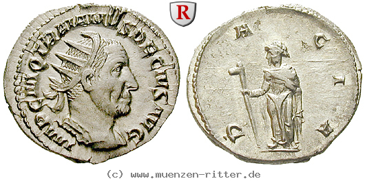 Klicken Sie auf das Bild um es auf Ihrem Rechner zu speichern traianus-decius-antoninian/46705.jpg