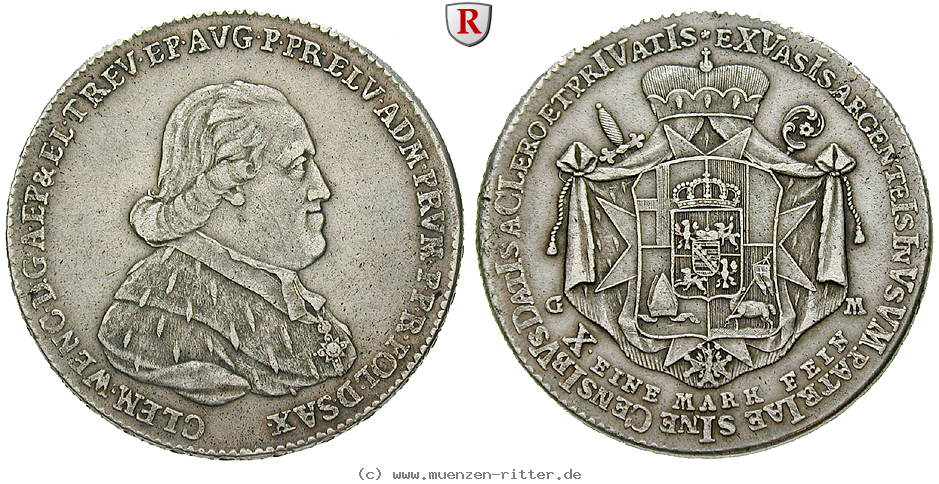 trier-bistum-clemens-wenzeslaus-von-sachsen-konventionstaler/63603.jpg