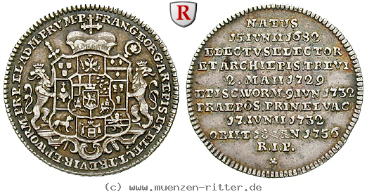 trier-bistum-franz-georg-von-schoenborn-1-16-taler/63612.jpg