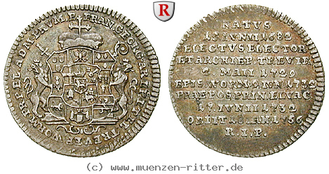 trier-bistum-franz-georg-von-schoenborn-1-32-taler/69126.jpg