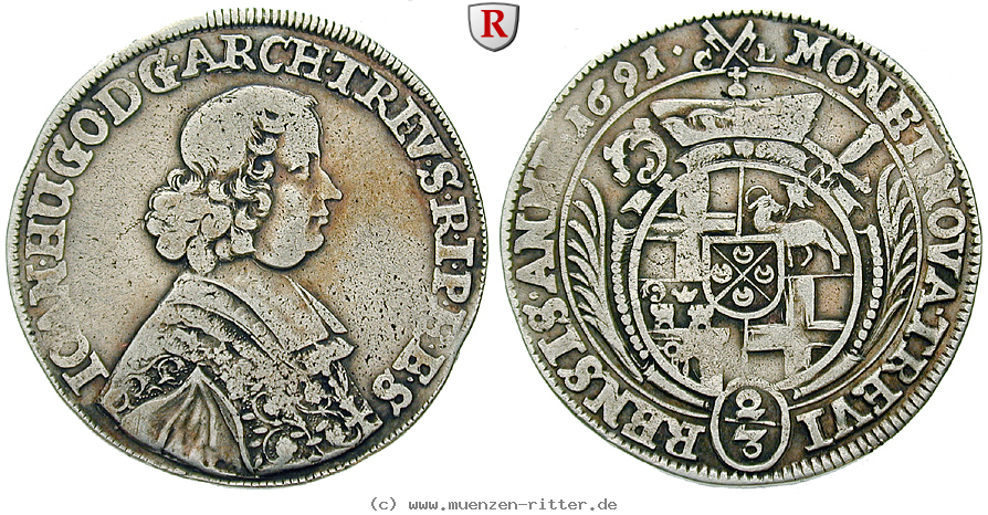 trier-bistum-johann-hugo-von-orsbeck-2-3-taler/63597.jpg
