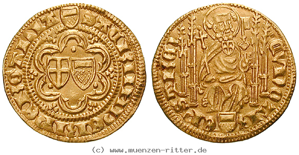 Klicken Sie auf das Bild um es auf Ihrem Rechner zu speichern trier-bistum-kuno-ii-von-falkenstein-goldgulden/81615.jpg
