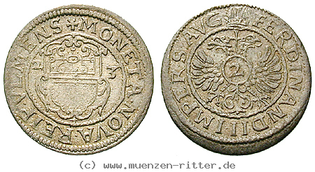 Klicken Sie auf das Bild um es auf Ihrem Rechner zu speichern ulm-reichsstadt-2-kreuzer-halbbatzen/46304.jpg