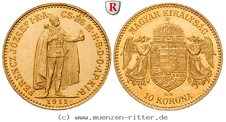 ungarn-franz-joseph-i-10-korona/73436.jpg