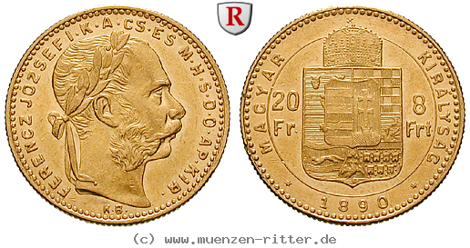 ungarn-franz-joseph-i-8-forint/58084.jpg