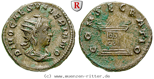 Klicken Sie auf das Bild um es auf Ihrem Rechner zu speichern valerianus-ii--caesar-antoninian/52191.jpg