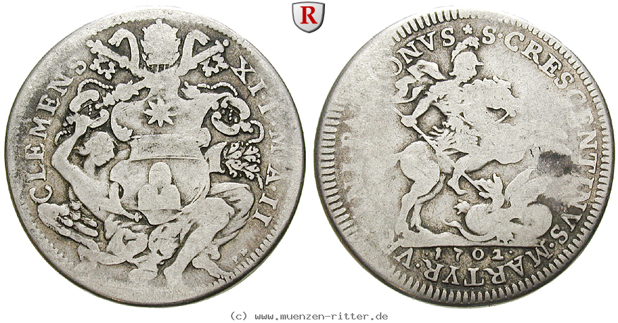 Klicken Sie auf das Bild um es auf Ihrem Rechner zu speichern vatikan-clemens-xi-1-2-piastra/77448.jpg