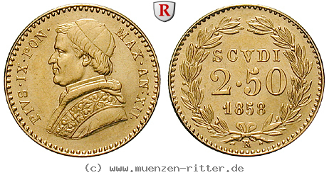 Klicken Sie auf das Bild um es auf Ihrem Rechner zu speichern vatikan-pius-ix-2-1-2-scudi/77930.jpg