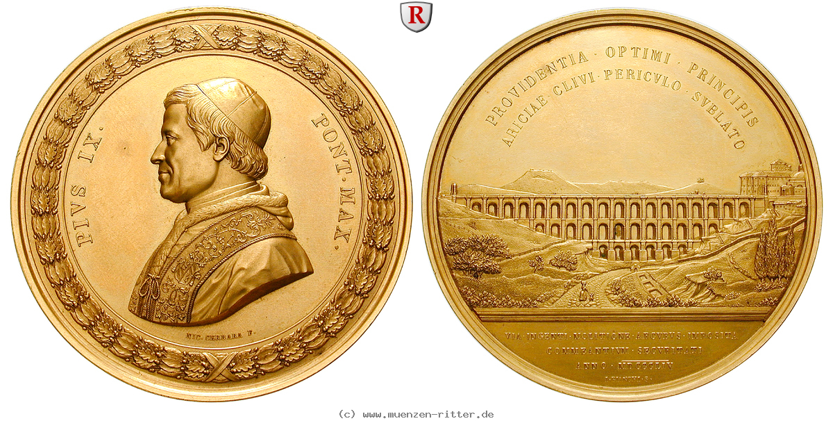 vatikan-pius-ix-vergoldete-bronzemedaille/74177.jpg