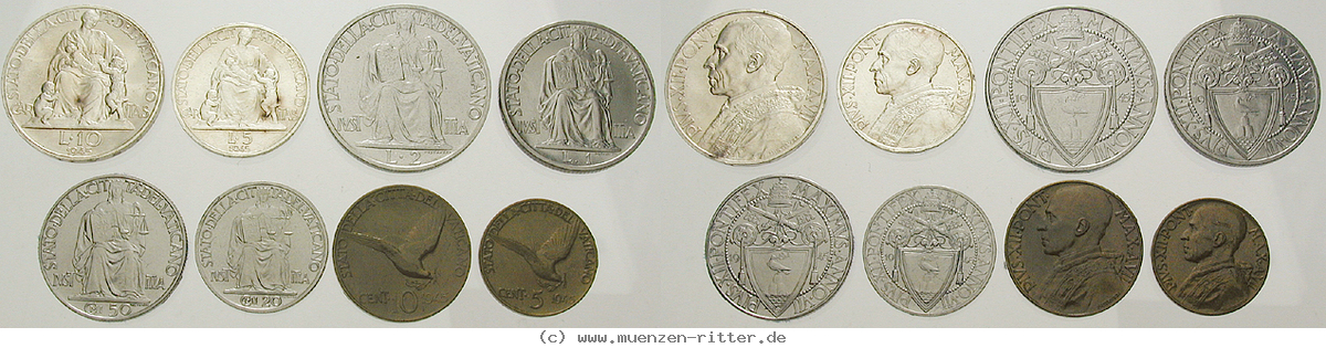 vatikan-pius-xii-kursmuenzensatz/38743.jpg