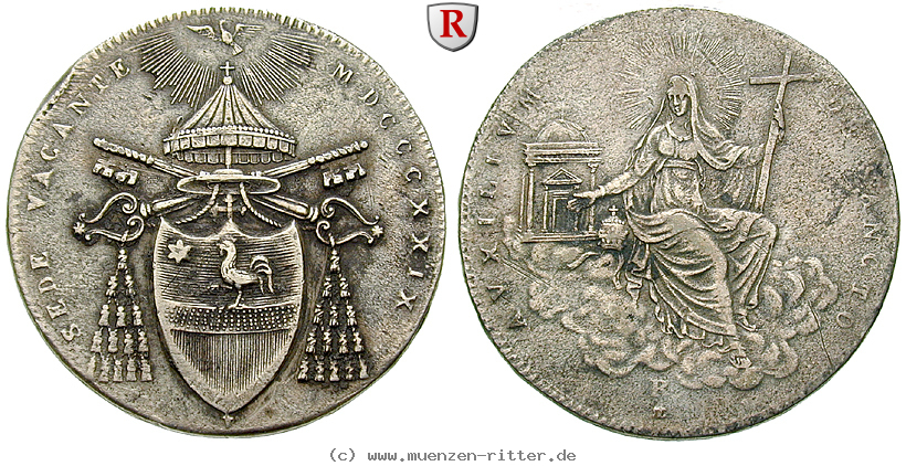 Klicken Sie auf das Bild um es auf Ihrem Rechner zu speichern vatikan-sede-vacante-camerlengo-francesco-galeffi-1-2-scudo/47295.jpg