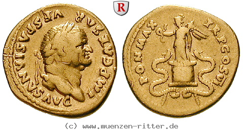 Klicken Sie auf das Bild um es auf Ihrem Rechner zu speichern vespasianus-aureus/75810.jpg