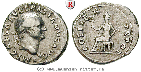 Klicken Sie auf das Bild um es auf Ihrem Rechner zu speichern vespasianus-denar/63583.jpg