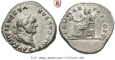 Klicken Sie auf das Bild um es auf Ihrem Rechner zu speichern vespasianus-denar/73682.jpg