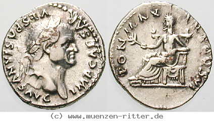 Klicken Sie auf das Bild um es auf Ihrem Rechner zu speichern vespasianus-denar/erom10277.jpg