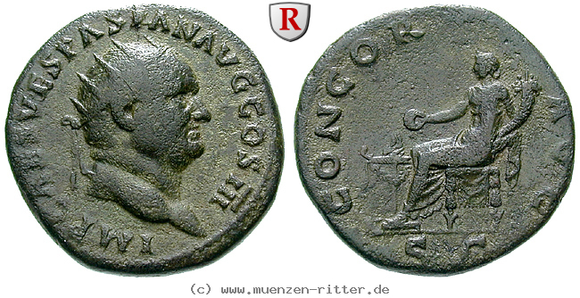 Klicken Sie auf das Bild um es auf Ihrem Rechner zu speichern vespasianus-dupondius/102308.jpg