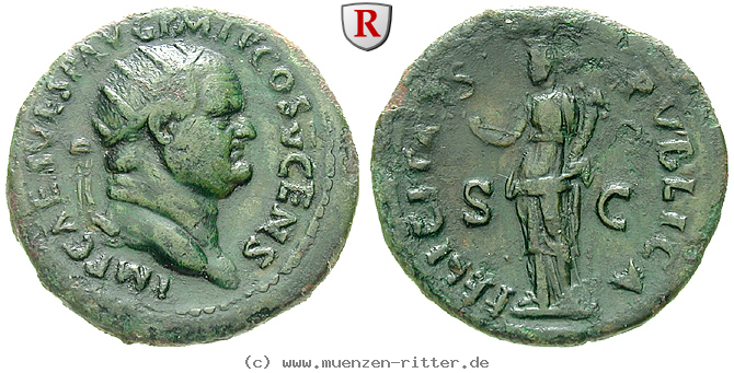 Klicken Sie auf das Bild um es auf Ihrem Rechner zu speichern vespasianus-dupondius/31285.jpg