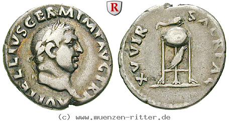 Klicken Sie auf das Bild um es auf Ihrem Rechner zu speichern vitellius-denar/69083.jpg