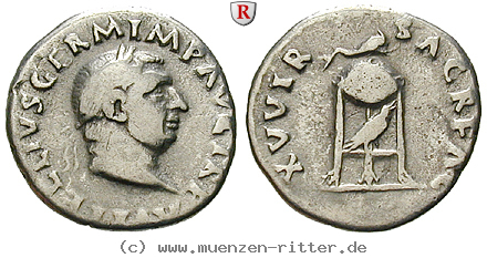 Klicken Sie auf das Bild um es auf Ihrem Rechner zu speichern vitellius-denar/91268.jpg
