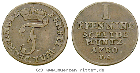 Klicken Sie auf das Bild um es auf Ihrem Rechner zu speichern waldeck-fuerstentum-friedrich-pfennig/17471.jpg