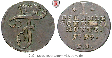 Klicken Sie auf das Bild um es auf Ihrem Rechner zu speichern waldeck-fuerstentum-friedrich-pfennig/17473.jpg