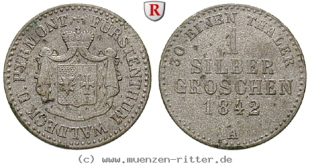 Klicken Sie auf das Bild um es auf Ihrem Rechner zu speichern waldeck-fuerstentum-georg-heinrich-silbergroschen/23344.jpg