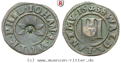 Klicken Sie auf das Bild um es auf Ihrem Rechner zu speichern waldeck-fuerstentum-wolradt-vi--philipp-und-johann-3-pfennig/17496.jpg