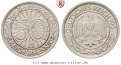 Klicken Sie auf das Bild um es auf Ihrem Rechner zu speichern weimarer-republik-50-reichspfennig/24337.jpg