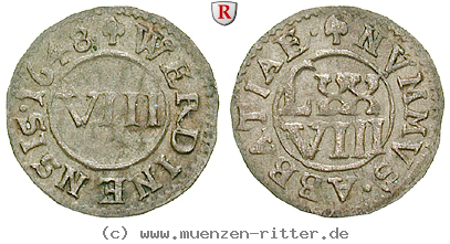 Klicken Sie auf das Bild um es auf Ihrem Rechner zu speichern werden-und-helmstedt-abtei-heinrich-iv-duecker-8-heller/69851.jpg